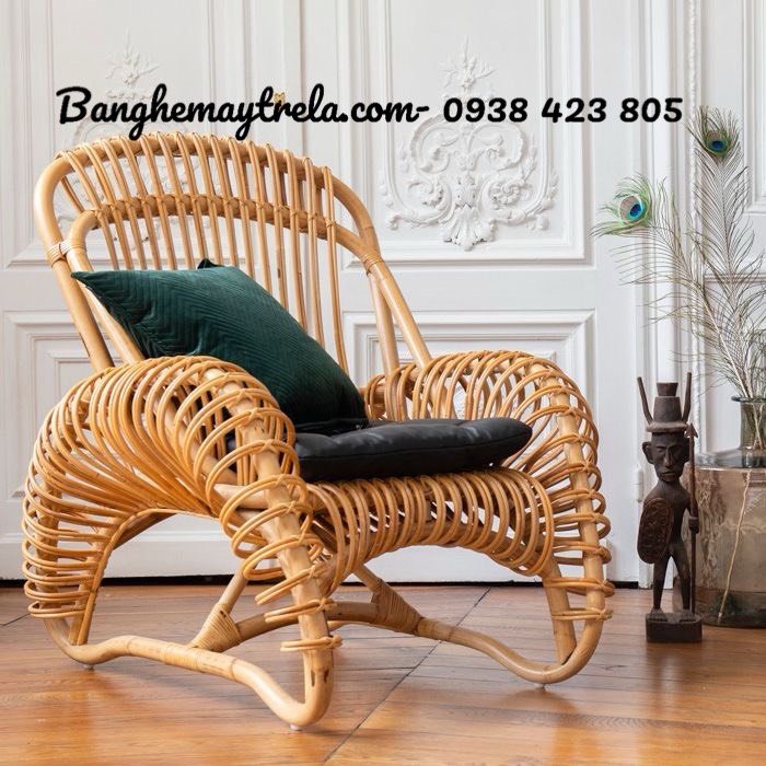 Ghế mây đơn cafe